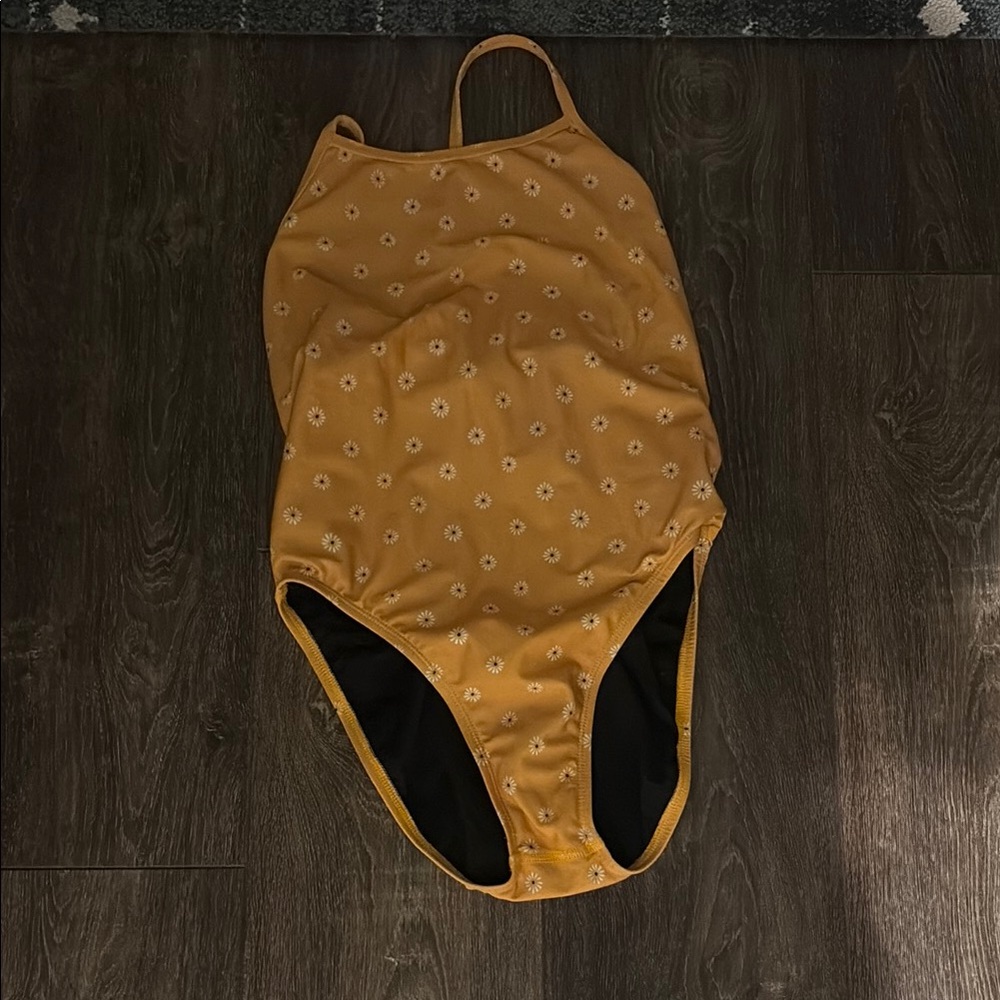 Jolyn Clothing Mustard Yellow One Piece Swimsuit